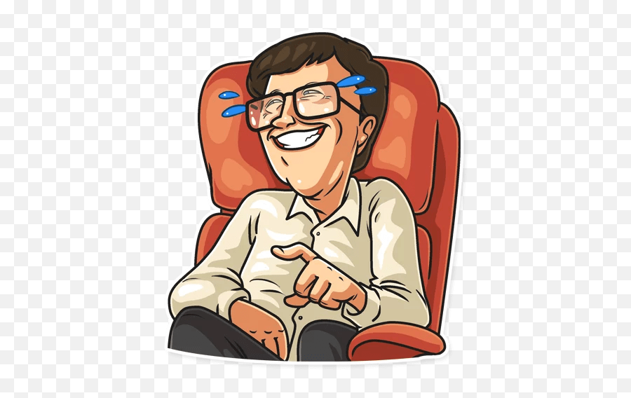 Bill Gatesu201d Stickers Set For Telegram - Sticker Bill Gates Png,Bill Gates Transparent