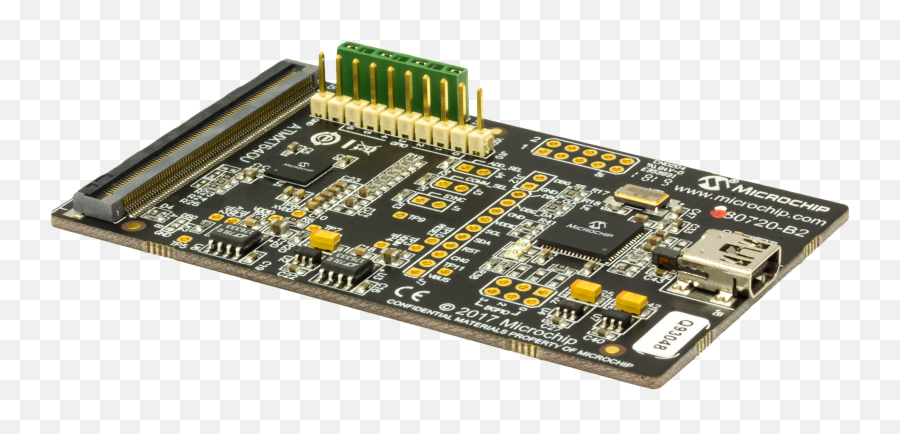 Download This Pcb Is For The Evaluation And Development Of - Electronic Component Png,Microchip Png