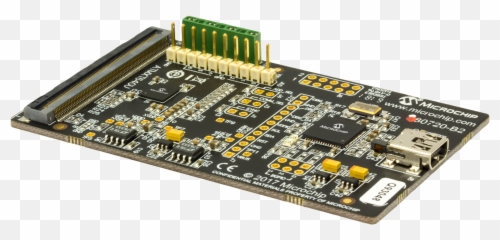 Download This Pcb Is For The Evaluation And Development Of - Electronic Component Png,Microchip Png