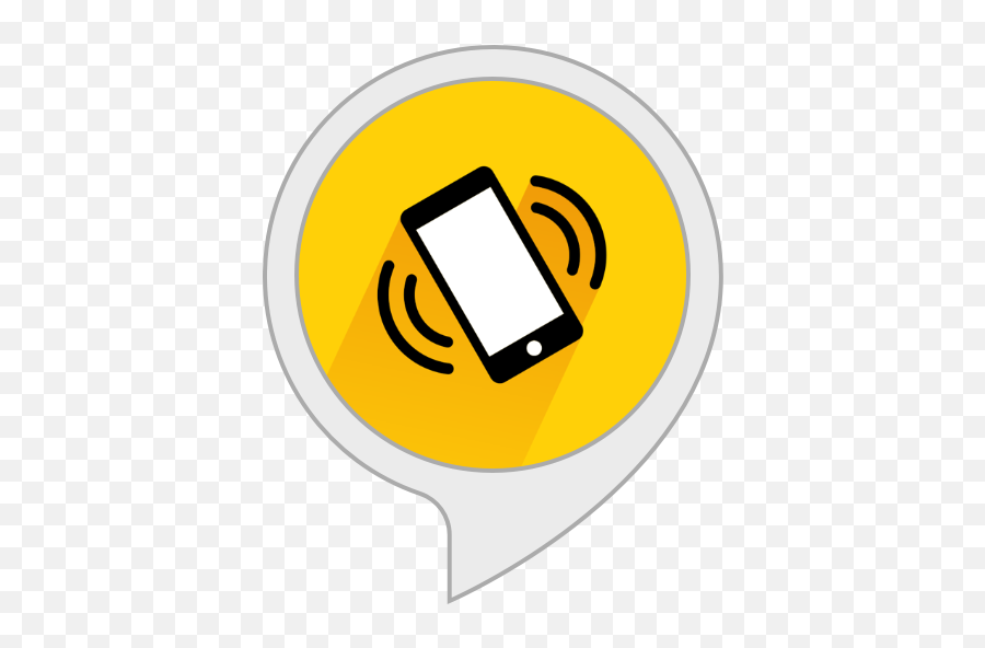 Amazoncom Find My Phone Alexa Skills Yellow Find My Iphone Logo Png Phone Logo Free Transparent Png Images Pngaaa Com