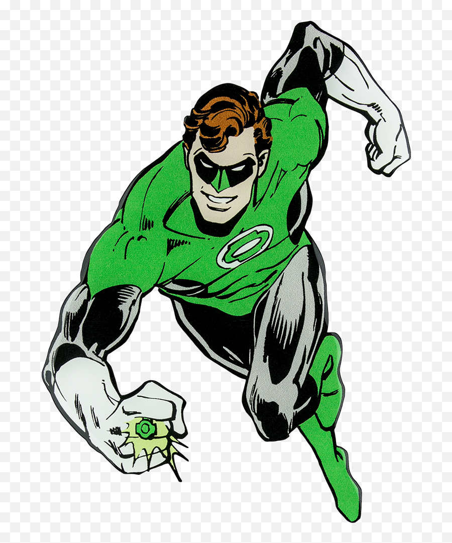 Green Lantern - Green Lantern Character Lensed Fan Emblem By Classic Green Lantern Comic Png,Green Lantern Logo Png
