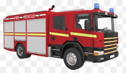 Fire Engine Png 1 Image - Fire Engine White Background,Fire Truck Png