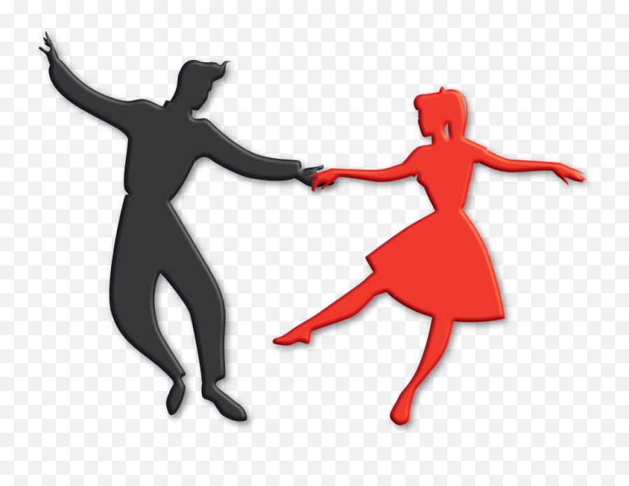 Silhouette Png Download - Dancing 1950s Silhouette,Dance Party Png - free  transparent png images 
