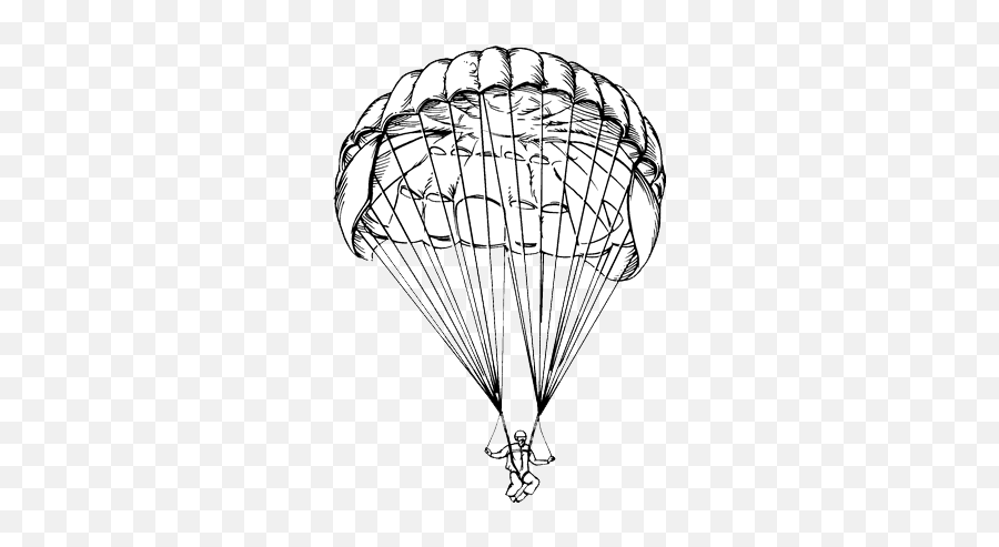 Gta Parachute Transparent Png Clipart - Parachute Line Drawing Png,Parachute Png