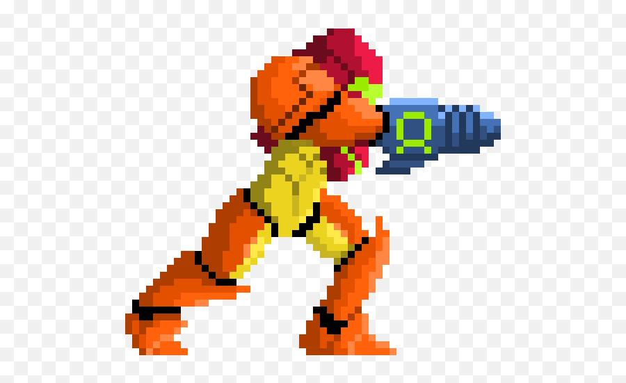 Samus Pixel Art Png Aran