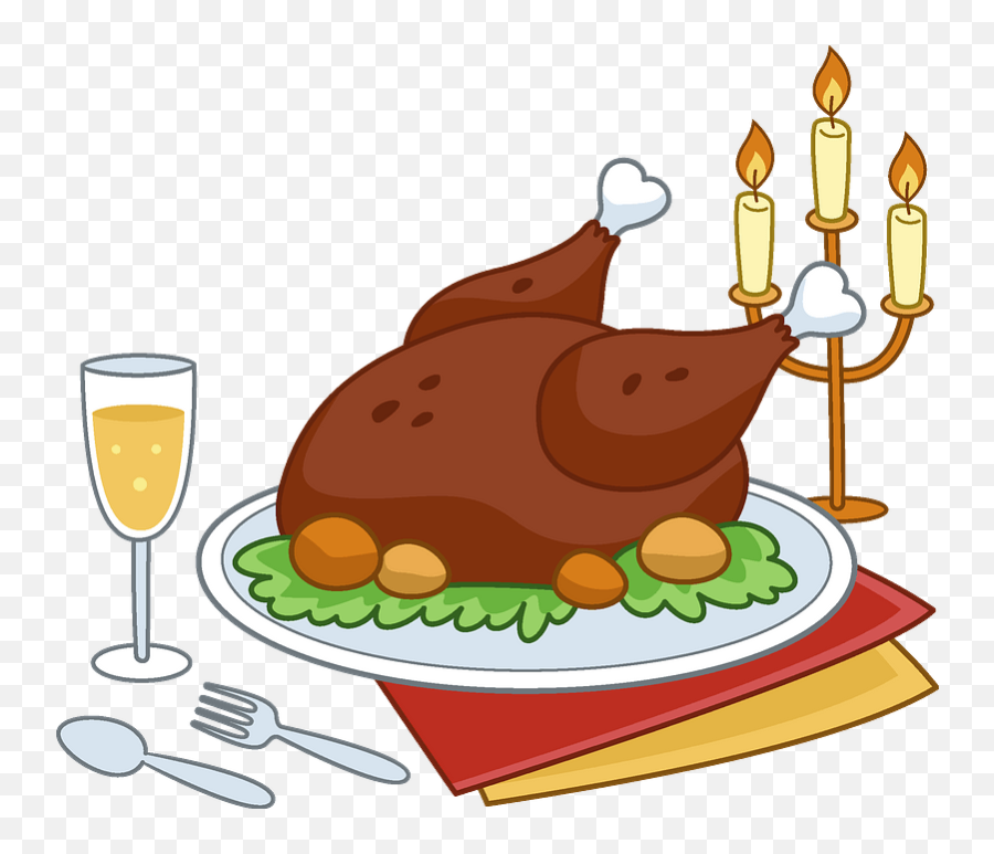 Christmas Dinner Clipart Free Download Transparent Png - Clip Art,Thanksgiving Dinner Png
