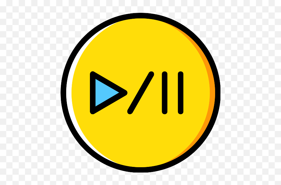 Play Pause Png Icon - Circle,Pause Png