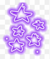 Estrellas De Color Morado Transparent - png