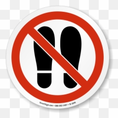 Vector Mandatory Sign Transparent Png - Dont Stand Here