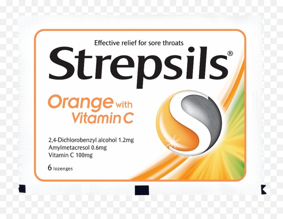 Strepsils Orange And Vitamin C - Strepsils Png,C Png