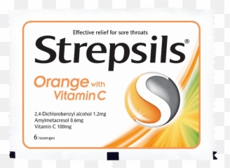 Strepsils Orange And Vitamin C - png