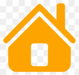 Orange Home Icon - Transparent png