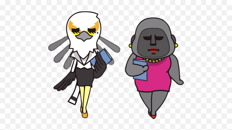 Aggretsuko Director Gori And Ms Washimi Png The Office