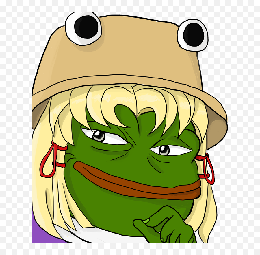 Smug Anime Pepe - Suwako Pepe Png,Pepe The Frog Png