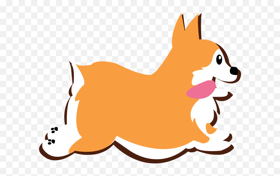 Running Dog Cartoon Png Transparent - Transparent Background Cartoon Dog Png,Dog Cartoon Png
