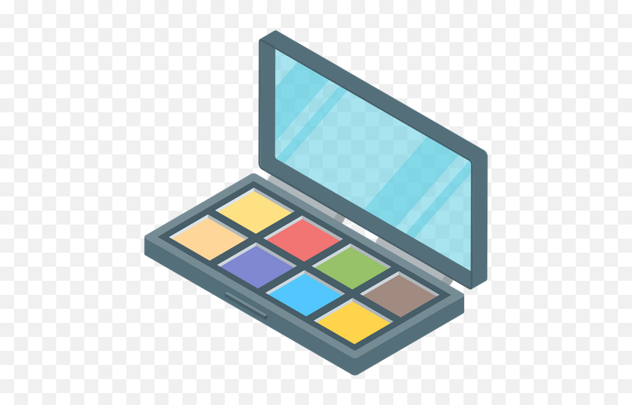 Eyeshadow Palette Icon Of Isometric - Icon Eyeshadow Palette Png,Eyeshadow Png