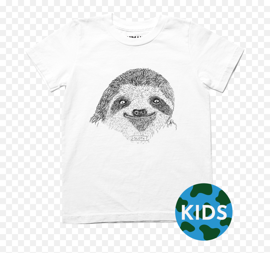 Brother Nature X Animalia Kid Sloth Tee - Meerkat Png,Sloth Transparent