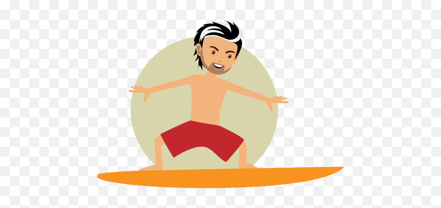 Surf Sport Surfer Free Icon Of Sports - Cartoon Png,Surfer Png