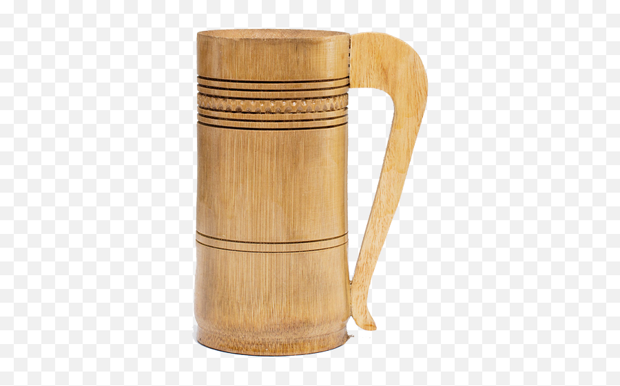 Bamboo Beer Mug Beige - Bamboo Beer Mug Png,Beer Mug Png