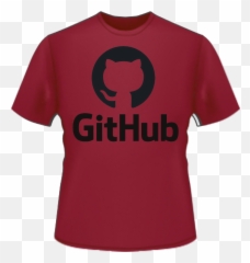 Github Logo T - Shirt White png