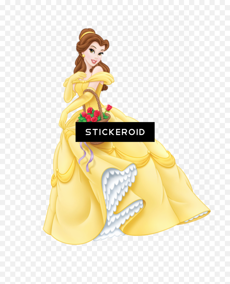 Download Belle And Beast Beauty Cartoons Disney Princess The - Cartoon Princess Png,Beauty And The Beast Transparent