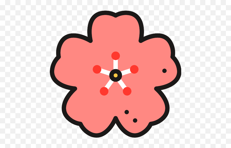 Cherry Blossom Png Icon - Png Repo Free Png Icons Sakura Blossom Vector Png,Cherry Blossoms Png