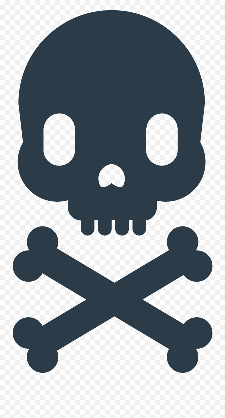 Skull And Crossbones Emoji Clipart Free Download - Call It Quits Png,Crossbones Png