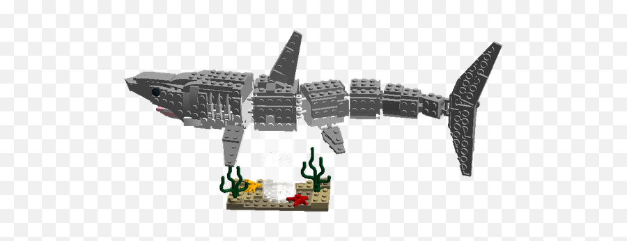 Lego Ideas - Lego Great White Shark Lego Whale Shark Moc Png,Great White Shark Png