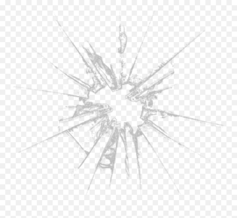 Smashed Broken Glass Clear Smash - Vidro Quebrado Png,Crack Transparent