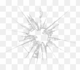 Smashed Broken Glass Clear - Vidro Quebrado Png