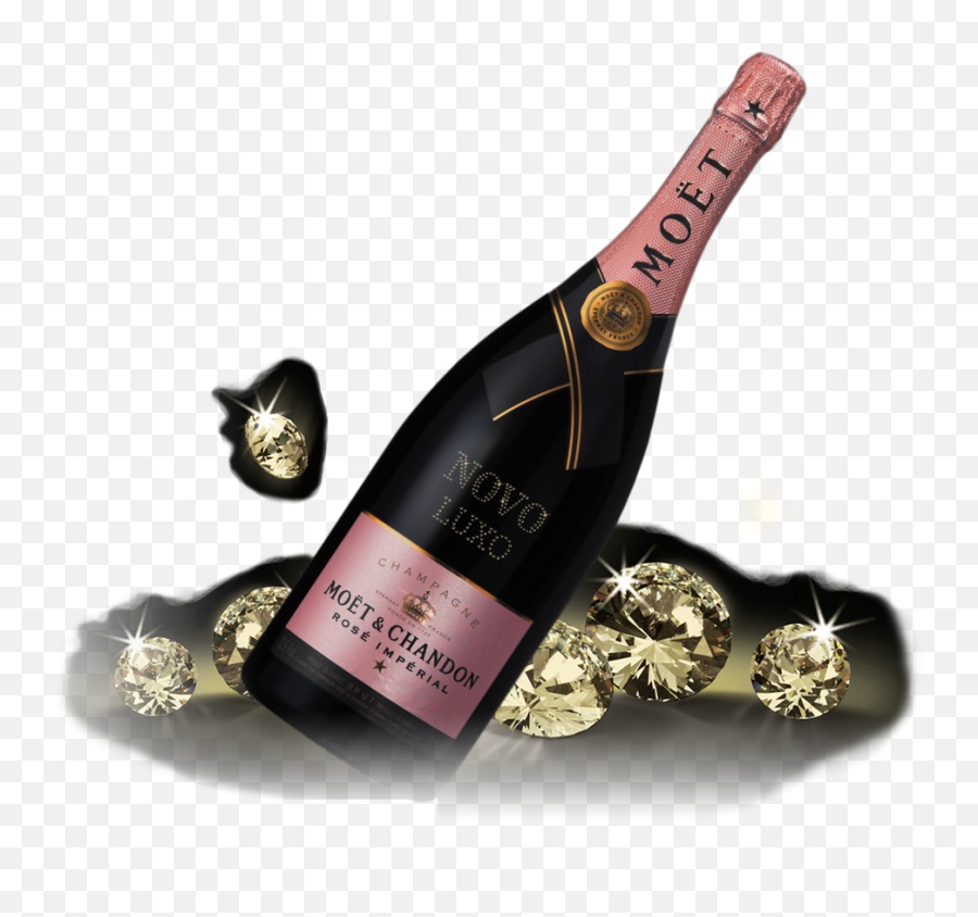 Brut Rose Champagne Imperial Nv - Transparent Moet Bottle Png,Moet Png