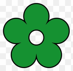 Flower Banner Freeuse Stock Png Files - Cute Flower Clipart,Green Flower Png