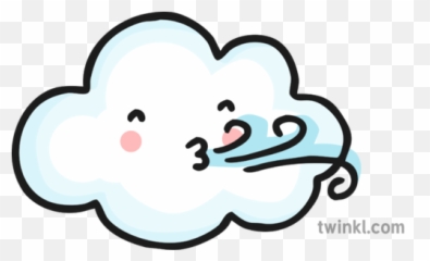 Venteux Illustration - Windy Twinkl png