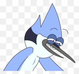Mordecai Regular Show Face - Mordecai Png,Mordecai Png