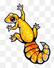 Leopard Gecko Clipart Black And White - Png Download Full Leopard Gecko Clipart,Leopard Gecko Png