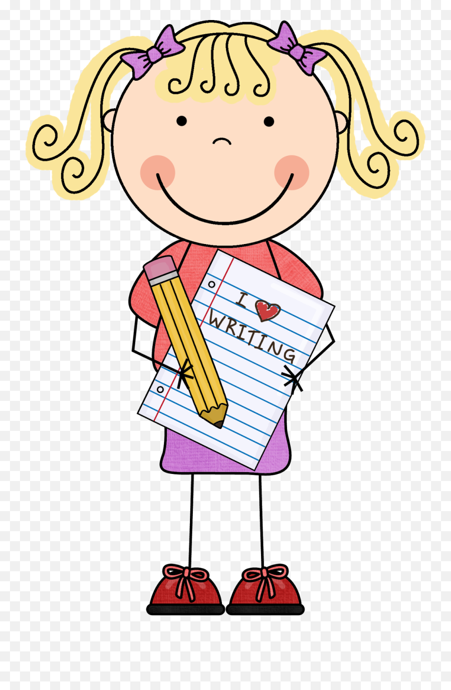 Reporter Clipart Png 3 Image - Students Write Clip Art,Writing Clipart Png