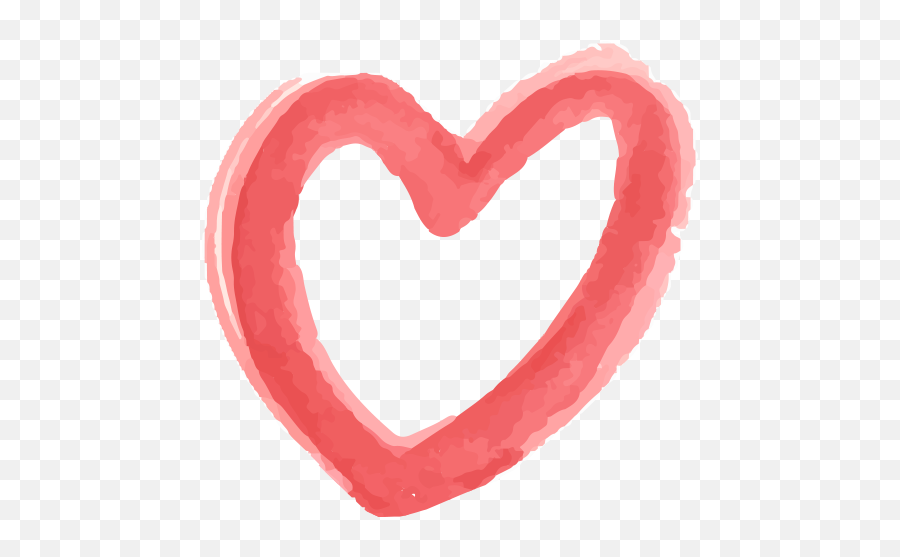 Valentineu0027s Day Water Color Icon Heart Transparent - Girly Png,Love Icon Background