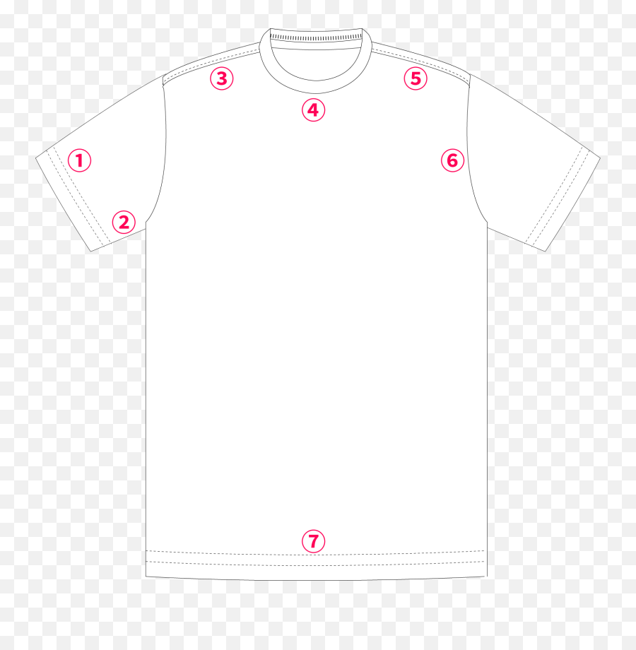 T - T Shirt Template Transparent Png,White T Shirt Transparent