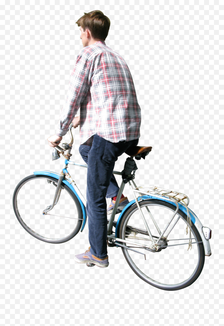 Cycling Png Transparent Images - Person With Bike Png,Bicycle Png