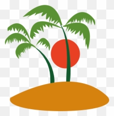 Palm Clip Art Library Stock Png Files - Transparent Sun And Tree