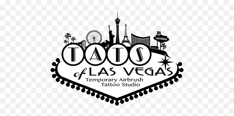 Cropped - Logotatsoflasvegasiconpng U2013 Tats Of Las Vegas Clip Art Blank Las Vegas Sign Template,Las Vegas Png