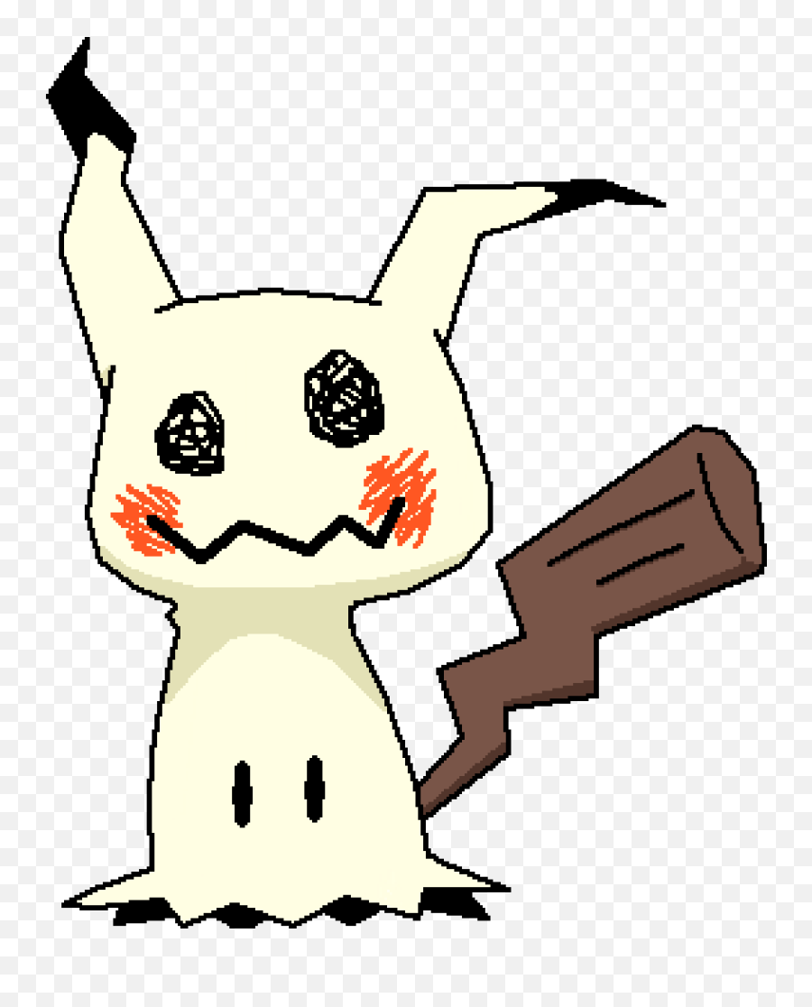 Pixilart - Mimikyu By Xgnvo1dz Cartoon Png,Mimikyu Png