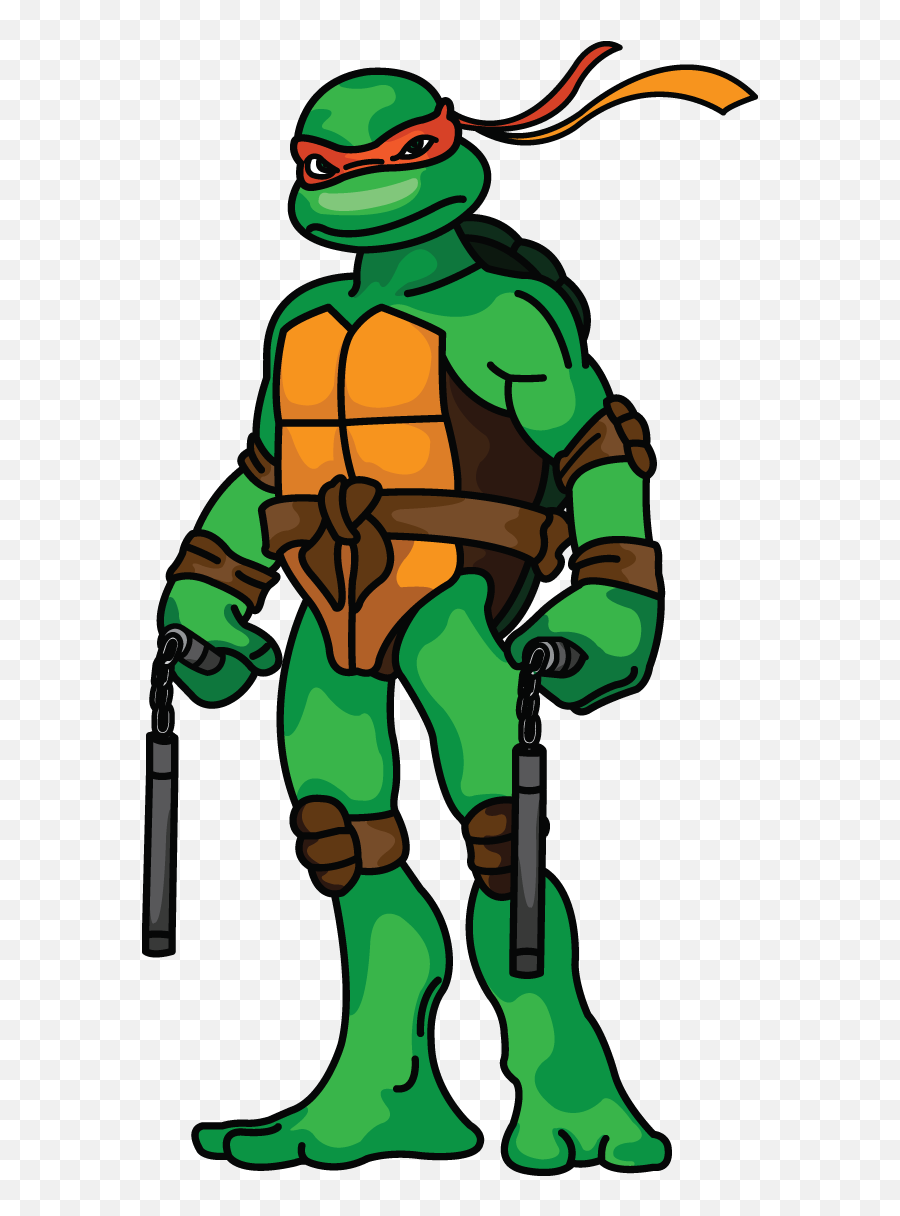 Ninja Turtle Drawing - Ninja Turtles Drawing Easy Png,Teenage Mutant Ninja Turtles Png