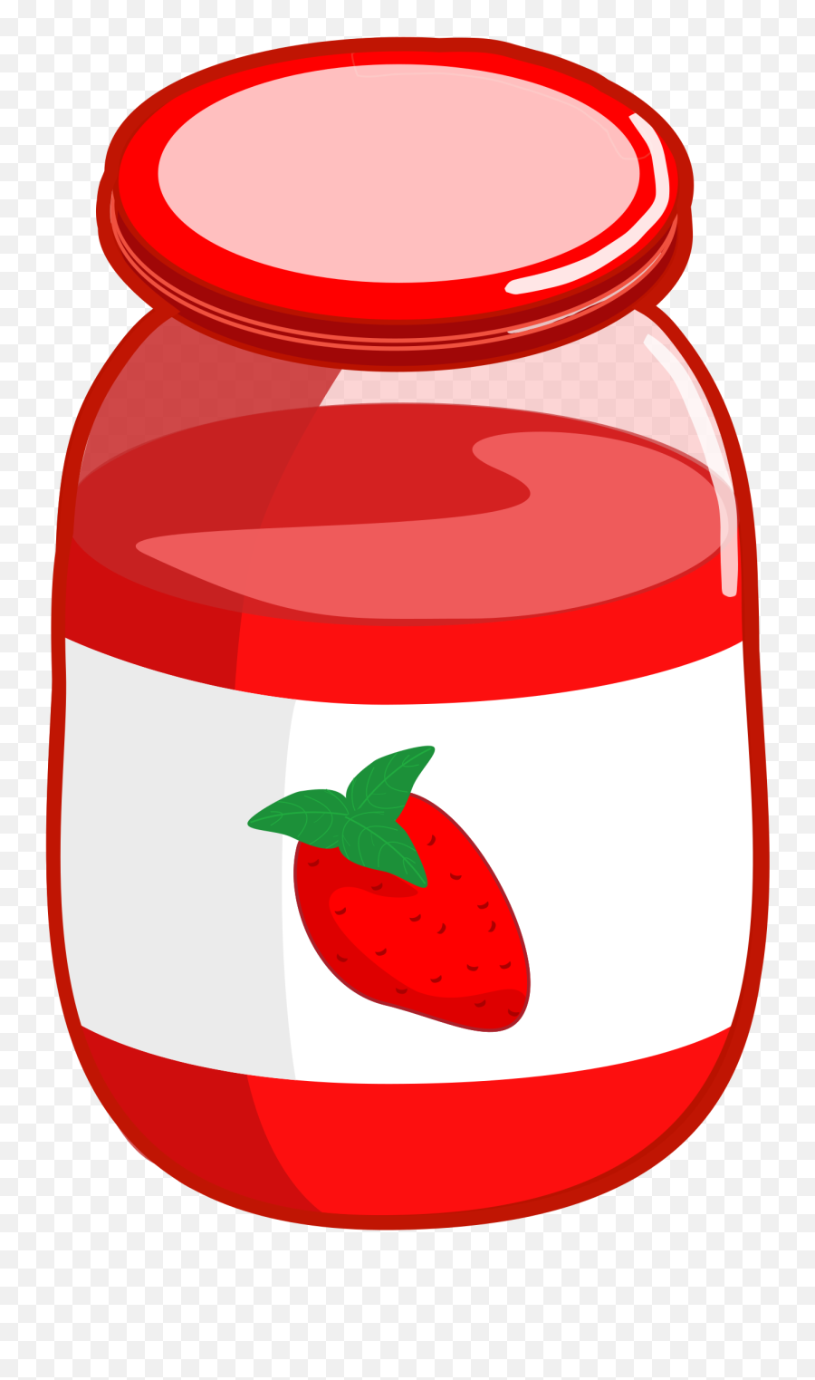 Jelly Strawberry - Jelly Clipart Png,Jelly Png