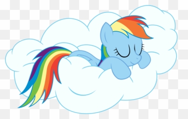 Cloud Clipart Transparent Background - Cartoon Rainbow png