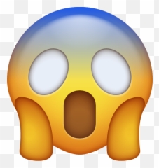 Emoji Gasp Clipart - Shock Png