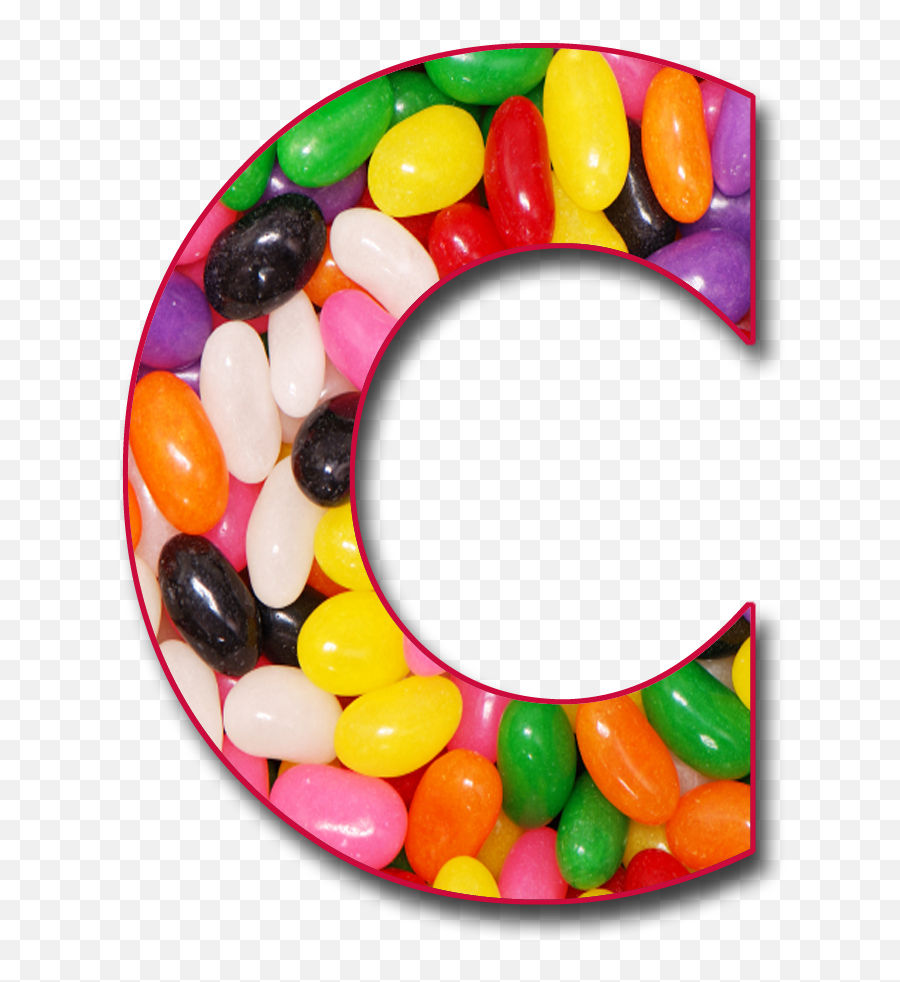 Png Free Scrapbook Alphabet Letters - Jelly Bean Letter C,Jelly Beans Png