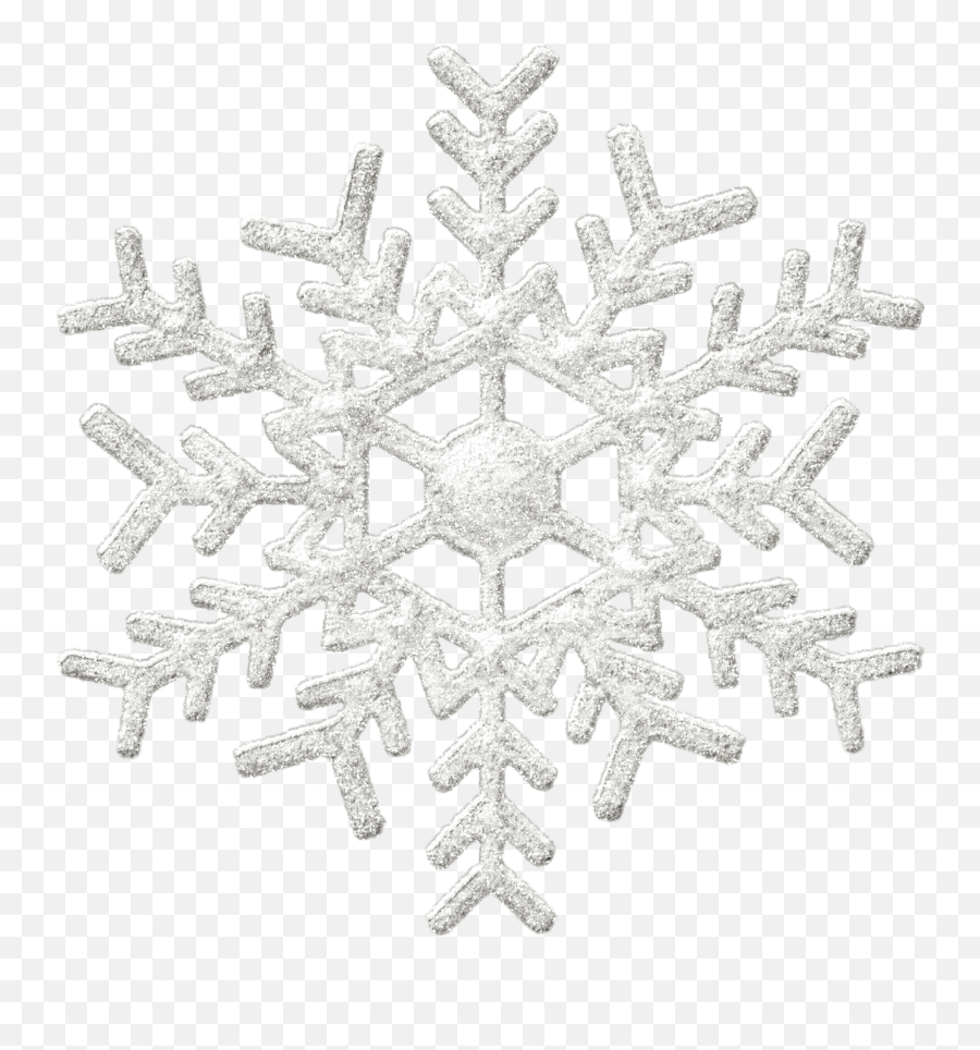 Silver Snowflake Transparent Png - Snowflake Png Free White,Snow Overlay Png