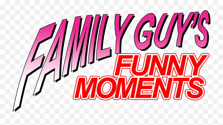 Download Funny Moments Logo Text Pink - Family Guy Funny Moments Jojo Png,Family Guy Logo Png