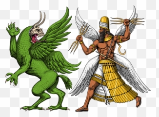Tiamat And Marduk - Shirt for Sale by Nikolay Todorov Mythology png